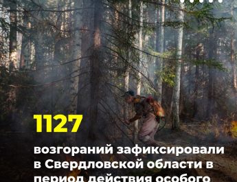 В Свердловской области подвели итоги особого пожароопасного периода
